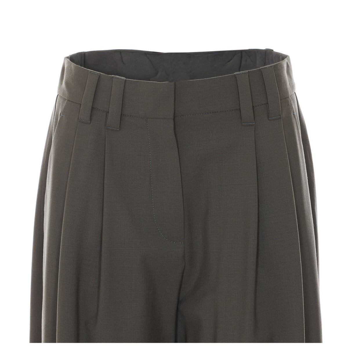 Brunello Cucinelli Women Tropical Luxury Wool Pants