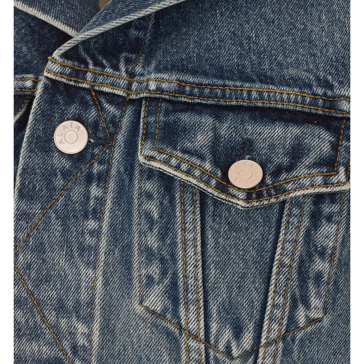 Alaia Women Trucker Denim Jacket