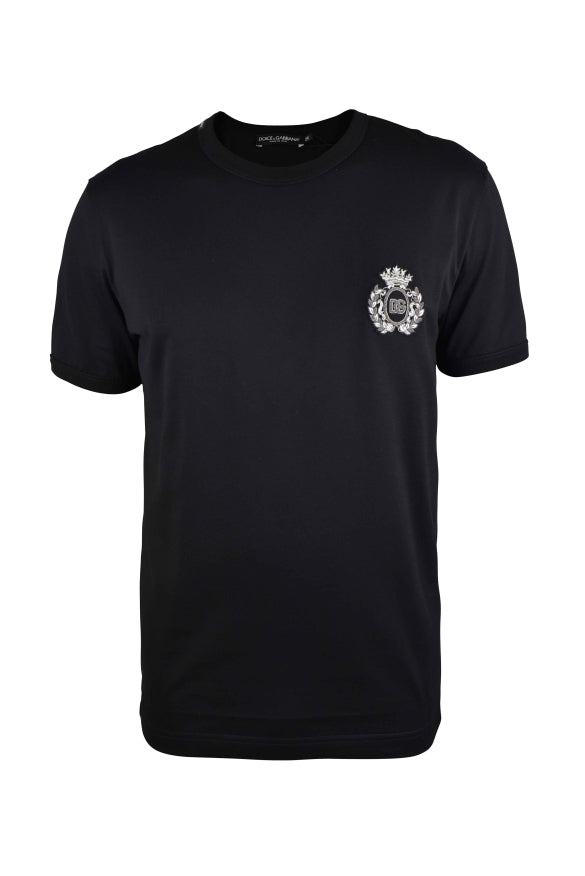 Dolce&Gabbana Men Heraldic Patch T-Shirt