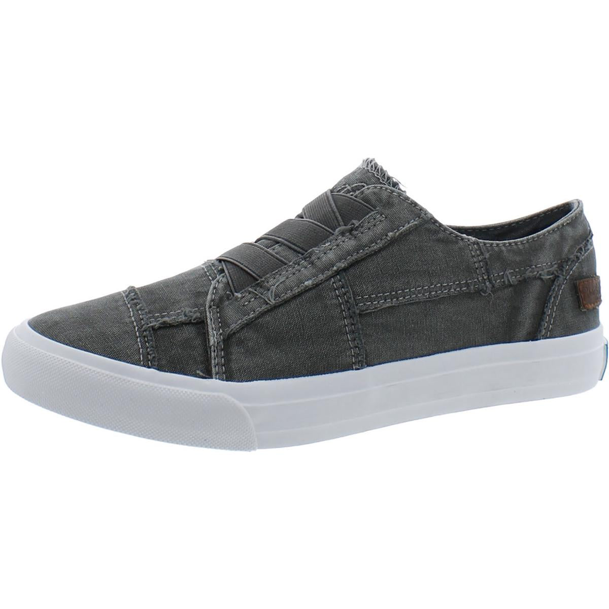 Marley Womens Comfort Insole Slip On Casual Shoes 8 Medium Slate