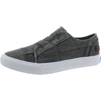 Marley Womens Comfort Insole Slip On Casual Shoes 8 Medium Slate