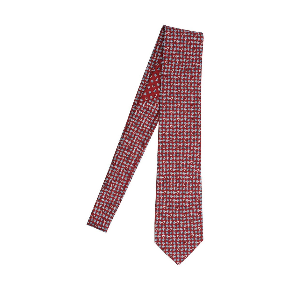 Ferragamo Ferragamo Men Turtle Print Silk Tie
