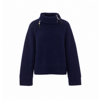 Ganni Ganni Women Turtleneck In Double Knit