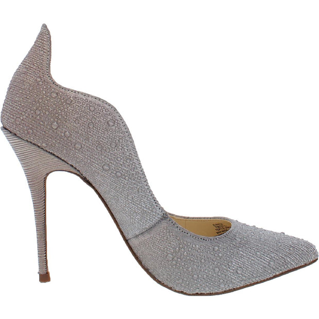 Wayva Womens Rhinestone Pointed Toe Heels