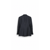 Tom Ford Pinstripe Double-Breasted Peak Lapel Blazer