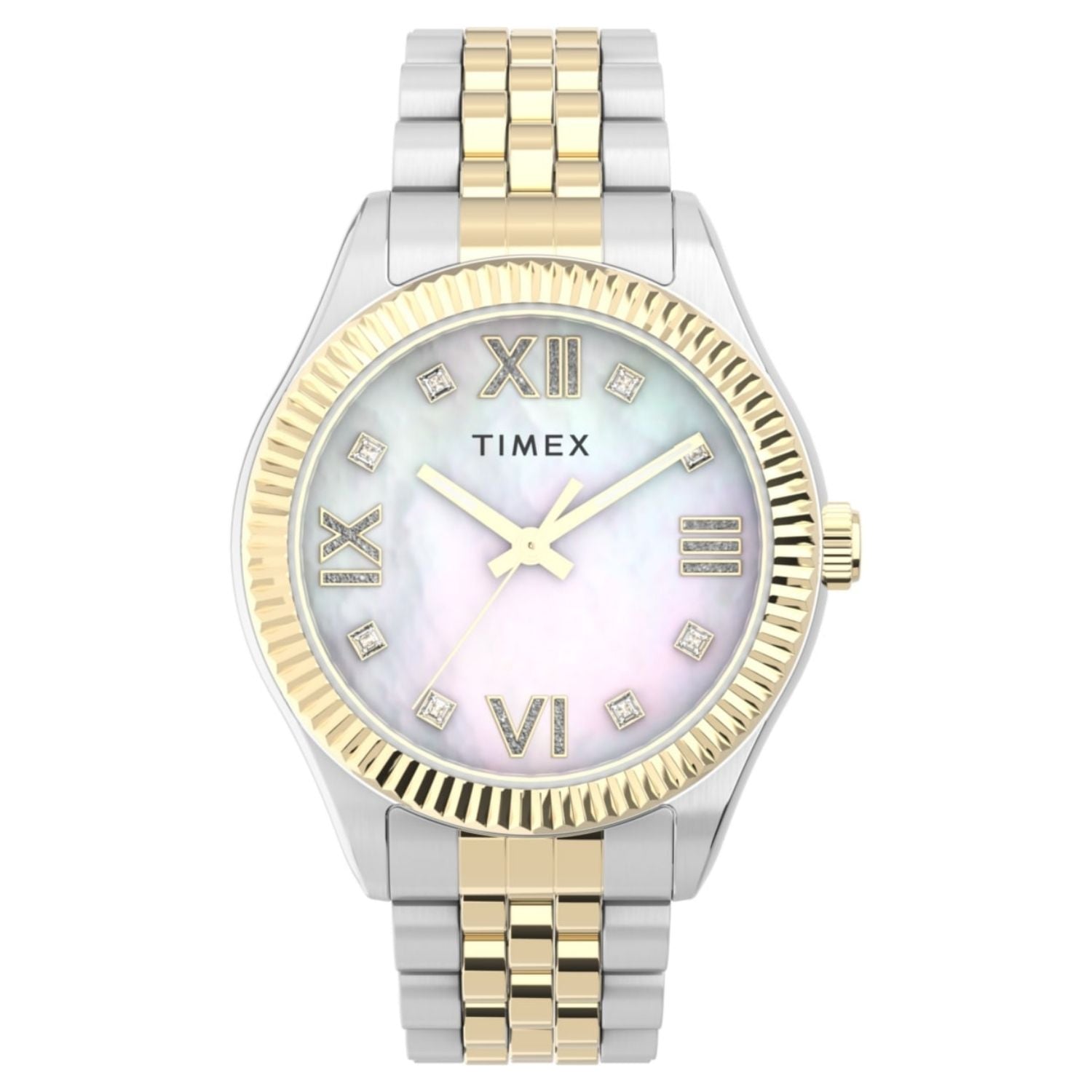 Timex New Arrivals Timex New Arrivals Women's Classic Mother Of Pearl Dial Watch - TW2V45600