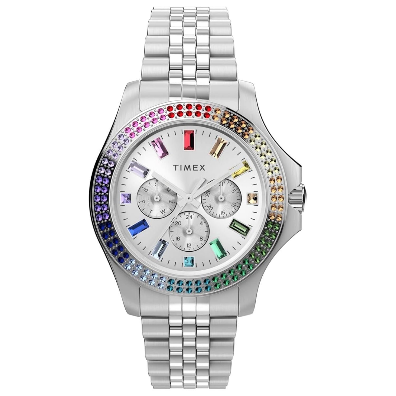 Timex Ladies Timex Ladies Women's Classic Silver Dial Watch - TW2W33000