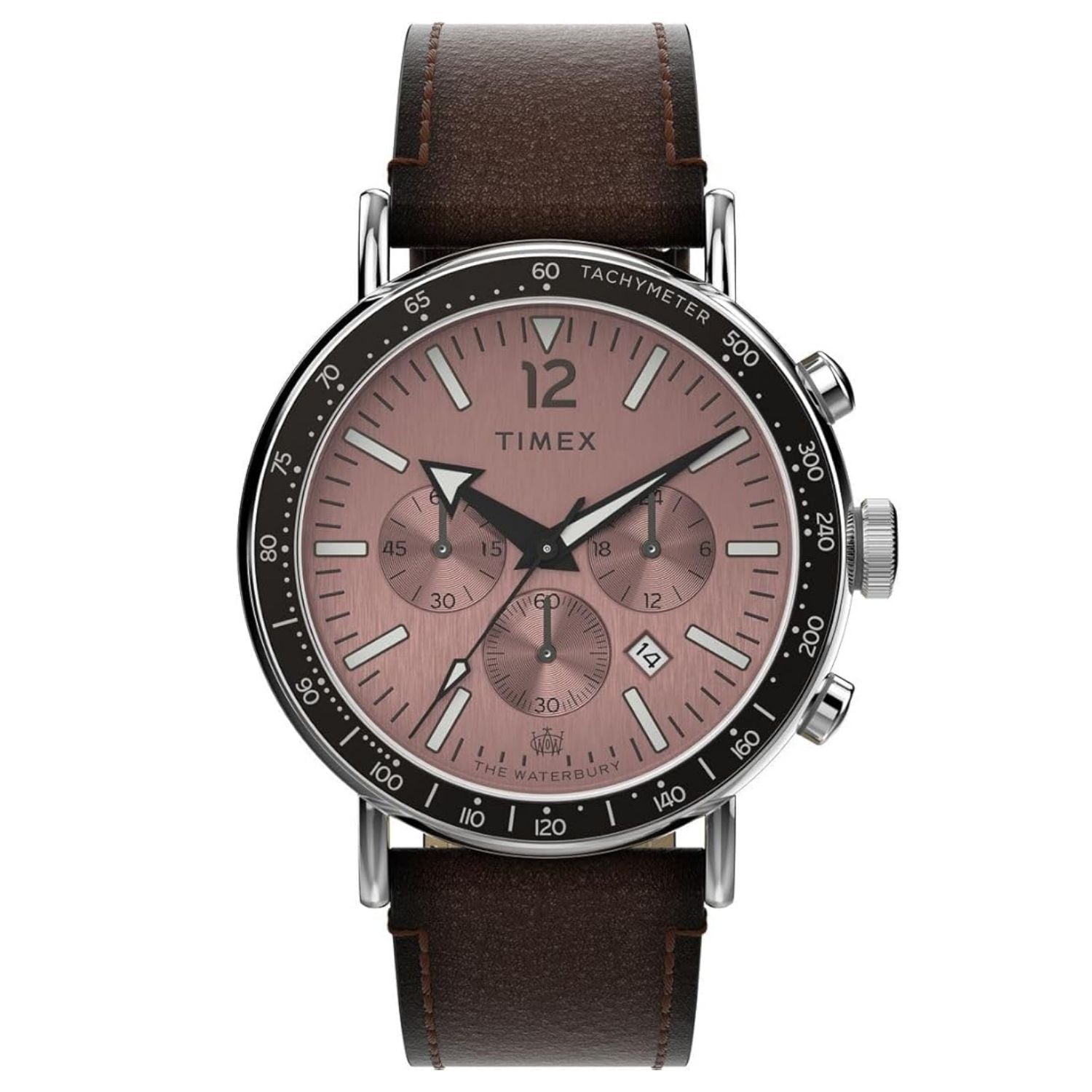 Timex Mens Timex Mens Men's Classic Rose Gold Dial Watch - TW2W47300