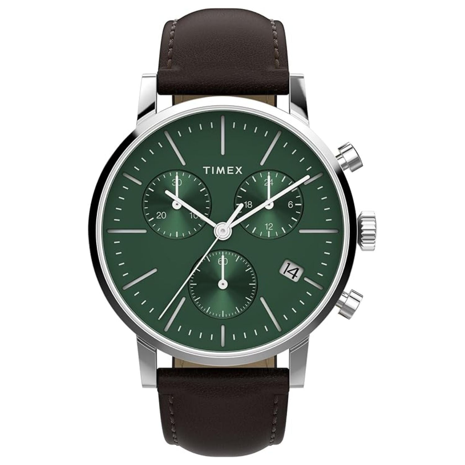 Timex Mens Timex Mens Men's Classic Green Dial Watch - TWH6Z6010