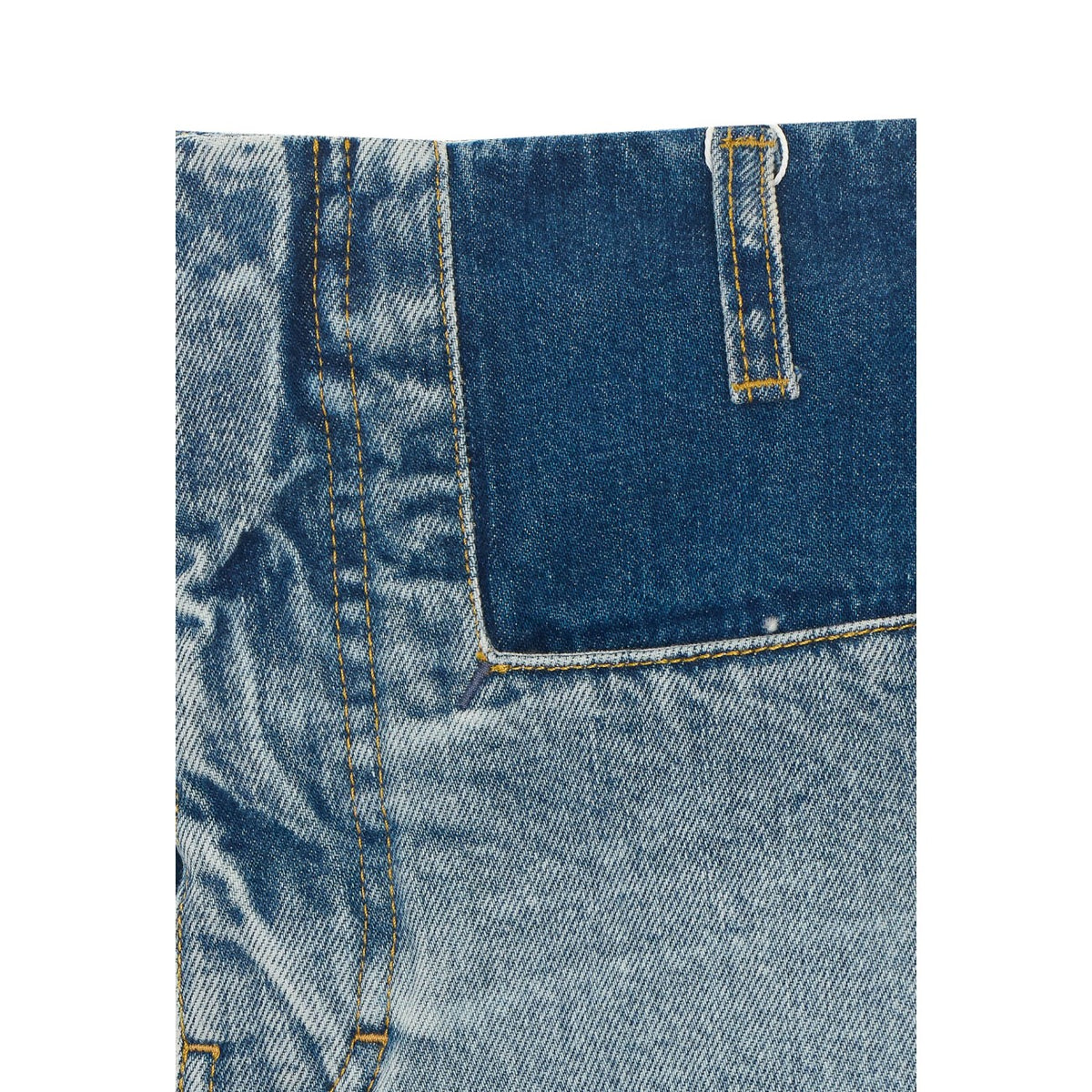 Maison Margiela Maison Margiela Women Two-Tone Denim Maxi Skirt
