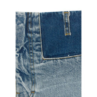 Maison Margiela Maison Margiela Women Two-Tone Denim Maxi Skirt