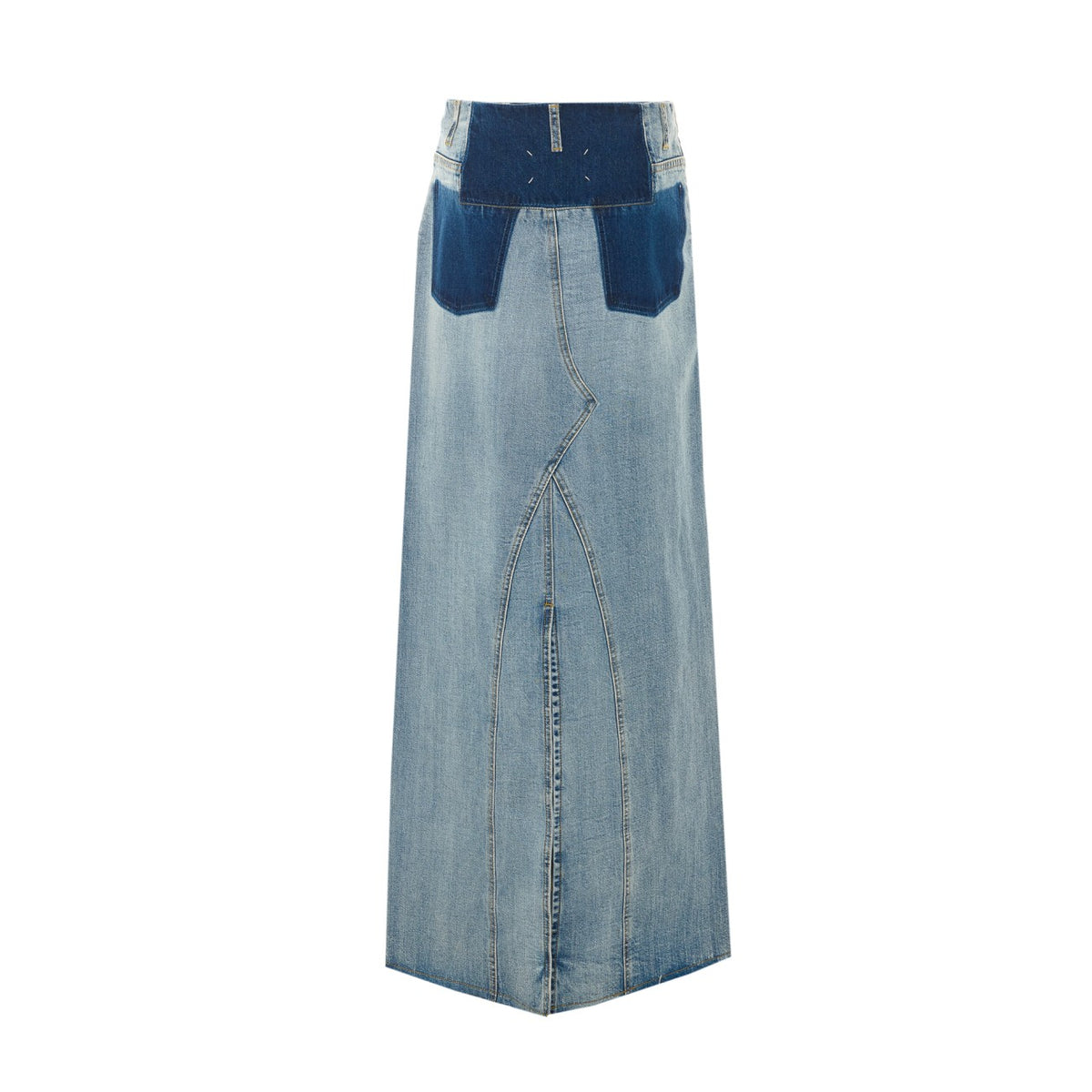 Maison Margiela Maison Margiela Women Two-Tone Denim Maxi Skirt