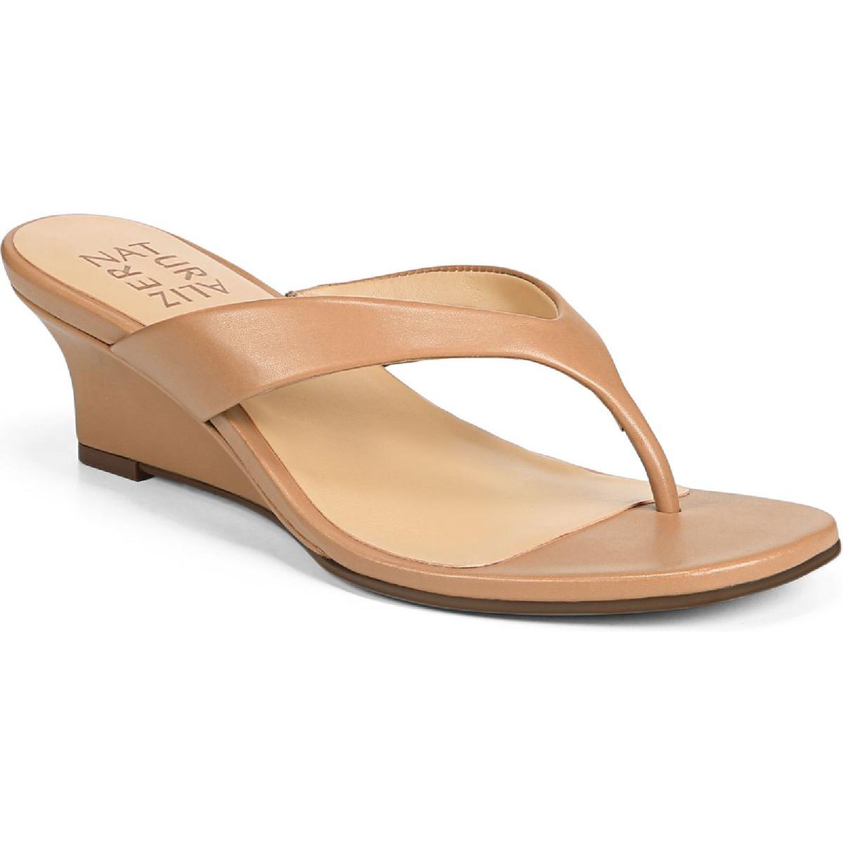 Lenna Womens Slip On Wedge Sandals