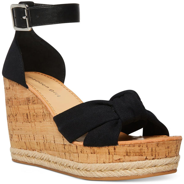 Colette Womens Open Toe Ankle Strap Wedge Heels