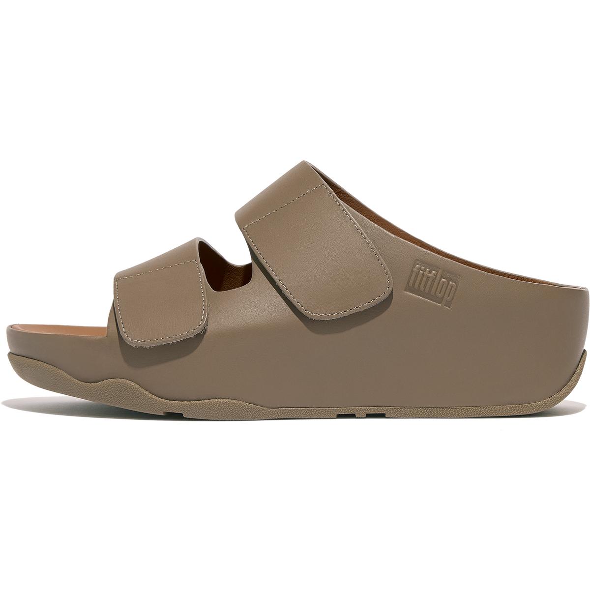 Shuv Adjustable Womens Adjustable Leather Slide Sandals