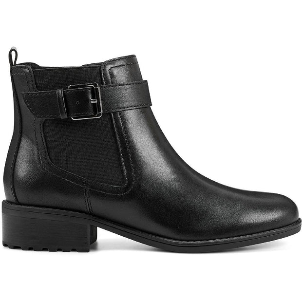 Rae Womens Buckle Zip Up Ankle Boots