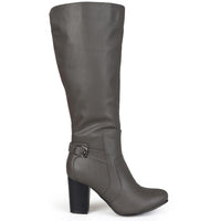 CARVER Womens Faux Leather Knee-High Boots