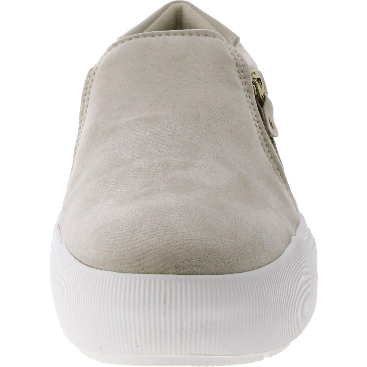 Time Off Now Womens Zipper Lifestyle Slip-On Sneakers