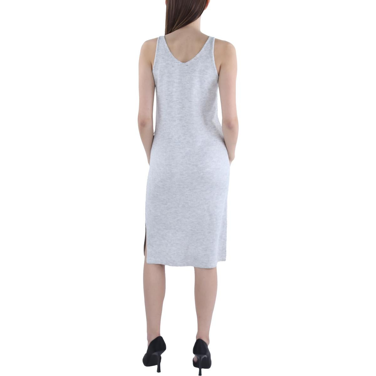 Womens Sleevless Knee-Length Sweaterdress