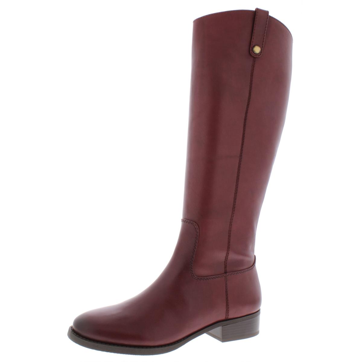 INC Womens Fawne Leather Knee-High Riding Boots 6 Medium Merlot