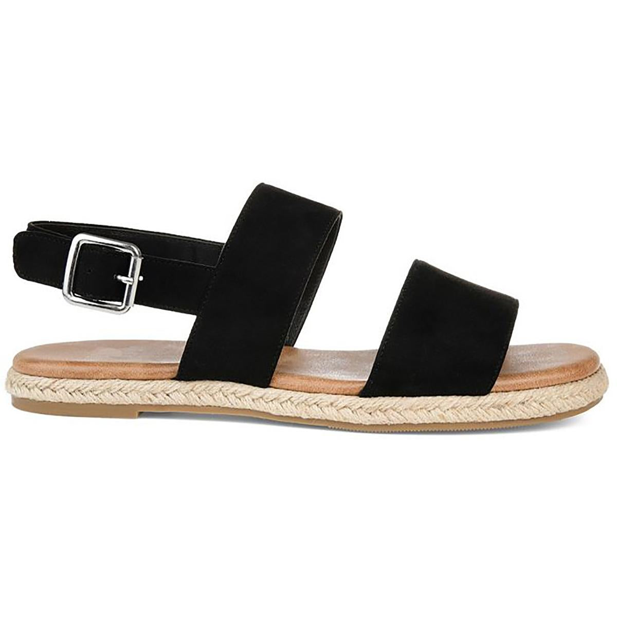 Georgia Womens Buckle Ankle Strap Footbed Sandals