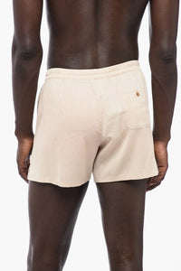 Dolce & Gabbana UNDERWEAR Silk Shorts with Elastic Waistband