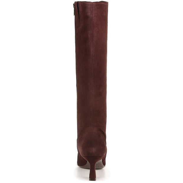Deesha Womens Solid Pointed Toe Knee-High Boots