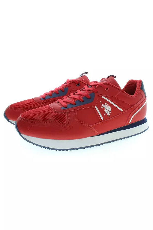 U.S. POLO ASSN. U.S. Polo Pink Lace-Up Sports Men's Sneakers