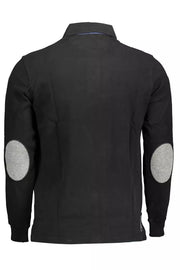 U.S. POLO ASSN. Elegant Long-Sleeve Polo with Contrasting Men's Accents