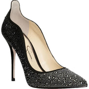 Wayva Womens Rhinestone Pointed Toe Heels