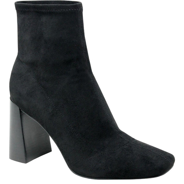 Turmoil Womens Microsuede Square Toe Ankle Boots