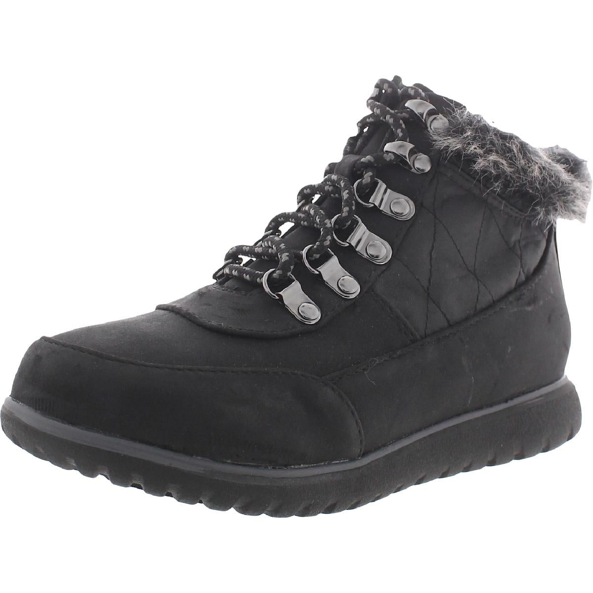 Wanona Womens Faux Suede Bootie Ankle Boots