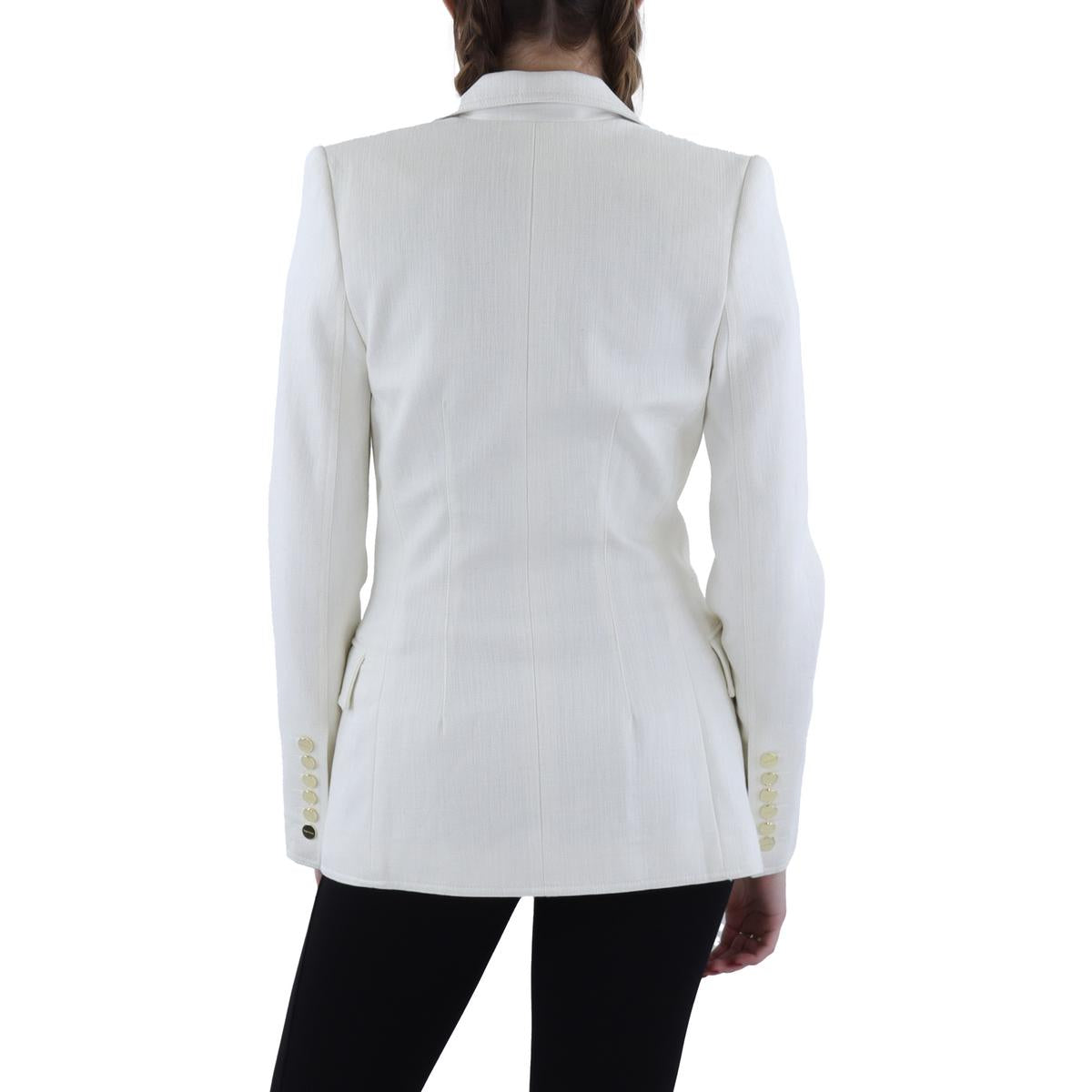 Womens Cotton Solid Suit Jacket