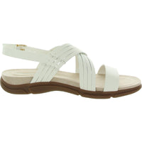 Marlis Womens Leather Padded Sole Slingback Sandals