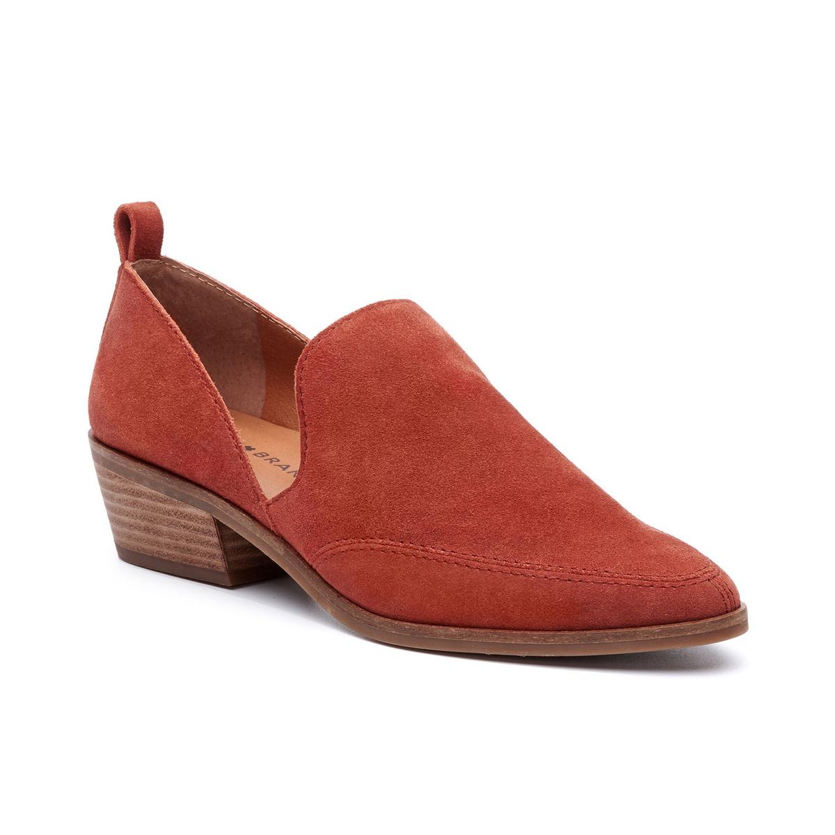 Mahzan Womens Comfort Insole Slip On Loafer Heels