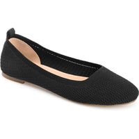 Maryann Womens Slip On Comfort Insole Ballet Flats 6.5 Narrow Black