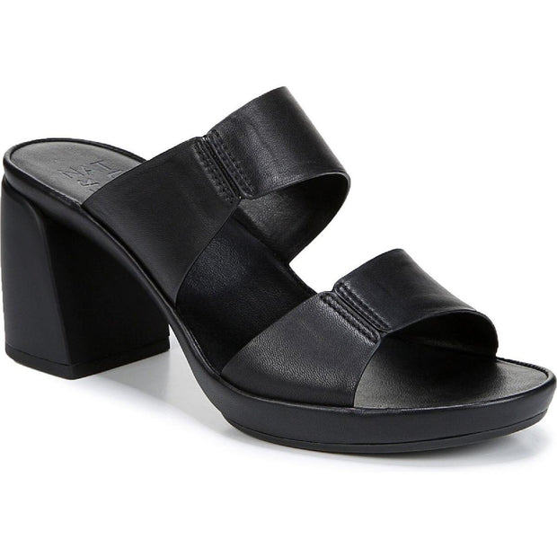 Genn-Whirl Womens Leather Slip On Heels