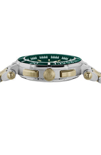 Versace Mens Two Tone 45mm Bracelet Fashion Watch