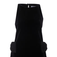 Self Portrait Women Velvet Bow Maxi Dress