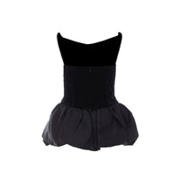 Self Portrait Women Velvet Bubble Top
