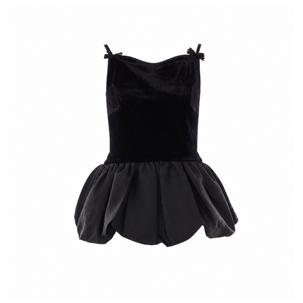 Self Portrait Women Velvet Bubble Top