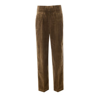 Etro Etro Women Velvet Pants With Pegaso Buttons