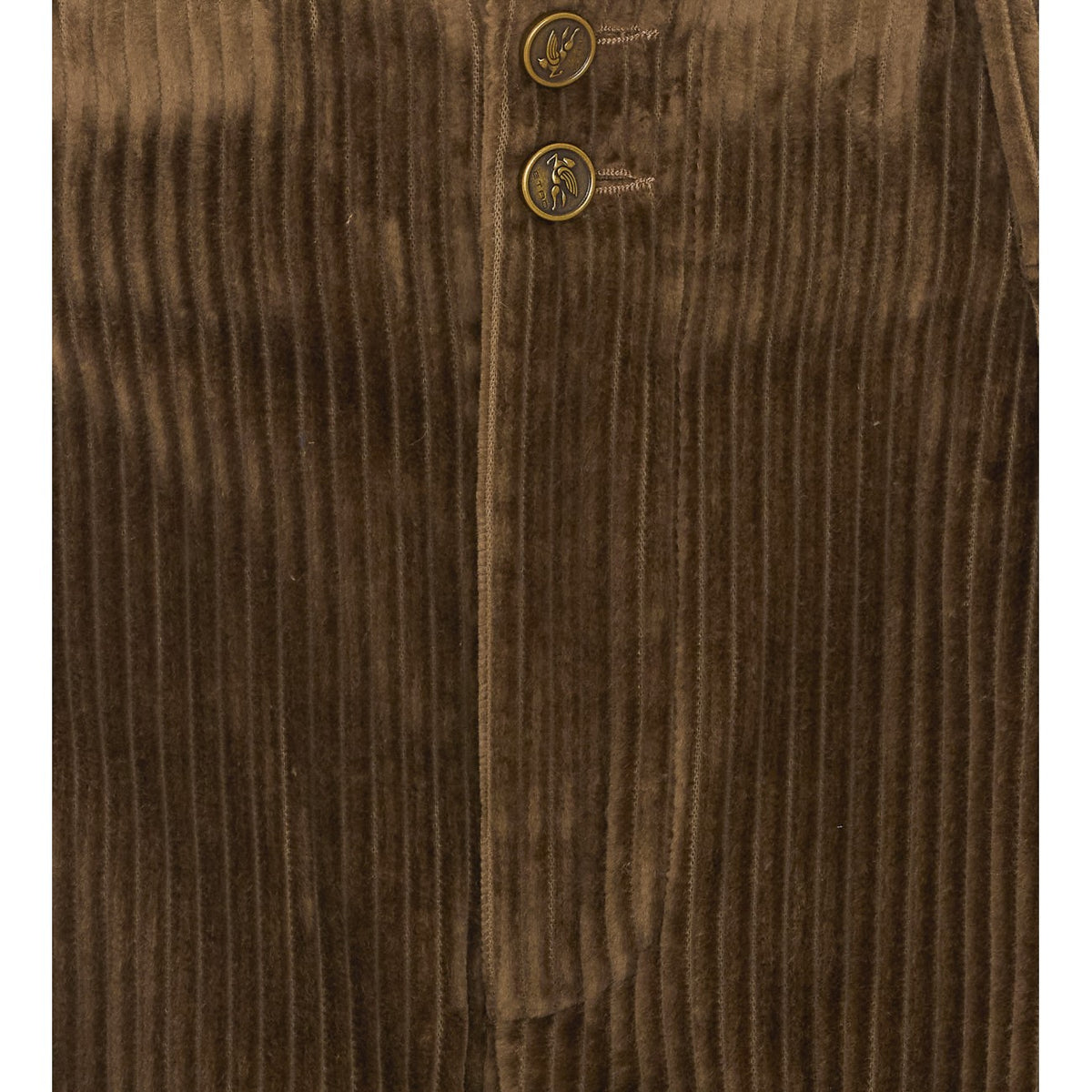 Etro Etro Women Velvet Pants With Pegaso Buttons