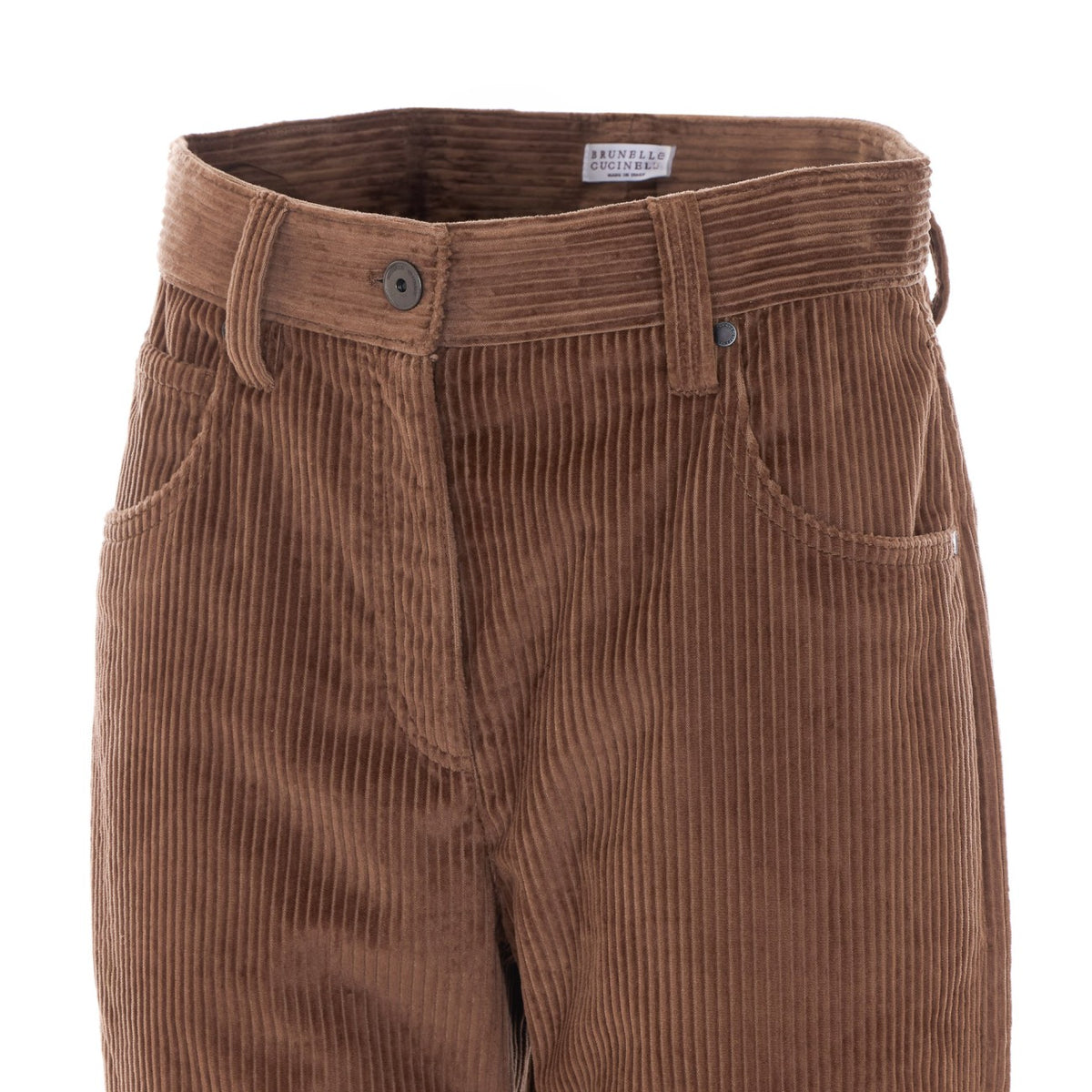 Brunello Cucinelli Brunello Cucinelli Women Velvet Straight Pants With Monile