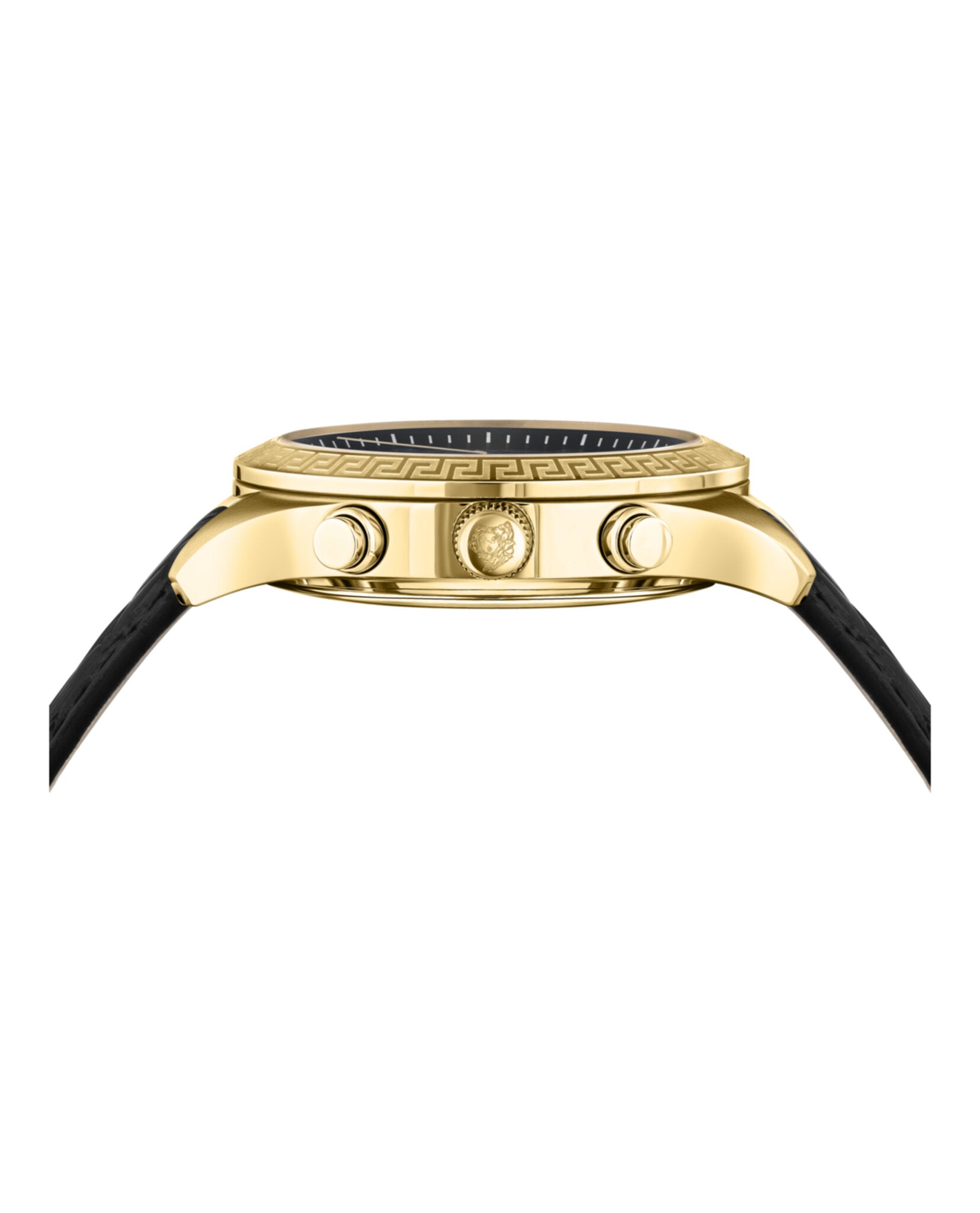 Versace Womens Greca Chrono 40mm Strap Fashion Watch