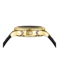 Versace Womens Greca Chrono 40mm Strap Fashion Watch