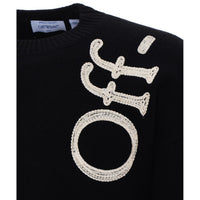 Off White Off White Men Vertical Bookish Sweater