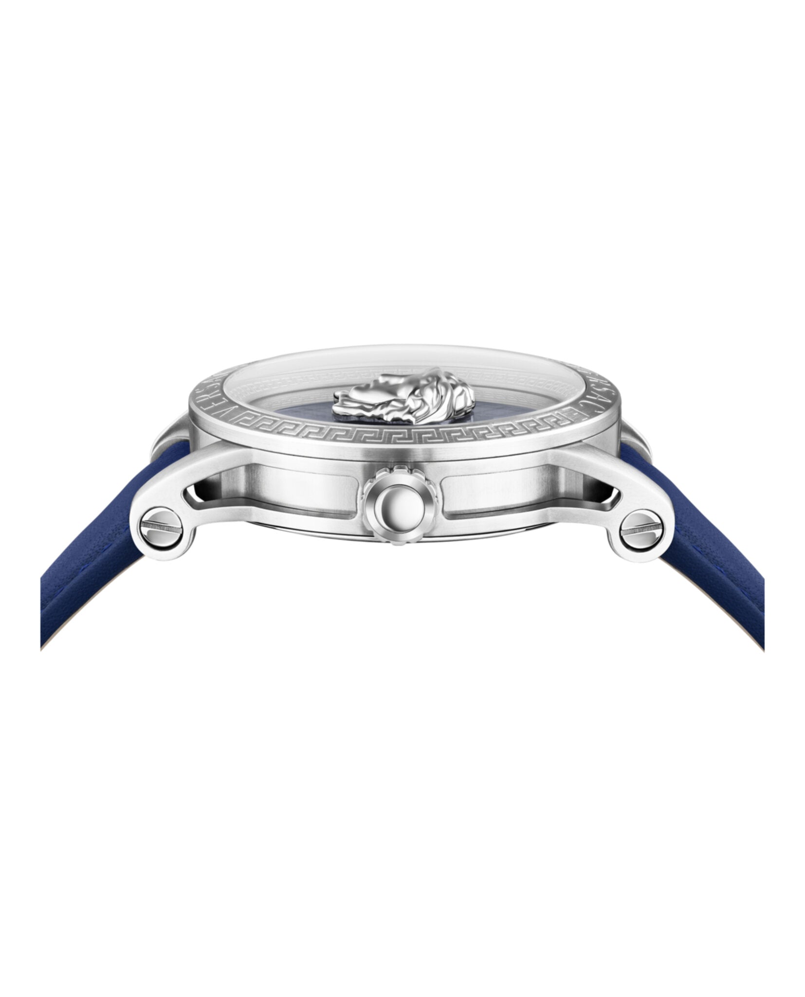 Versace Mens Stainless Steel 43mm Strap Fashion Watch