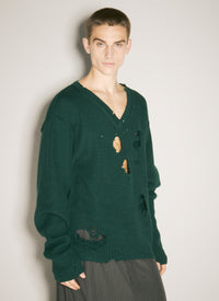Vetements Men Destroyed Sweater