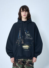 Vetements Men Paris Tourist Zip Up Hoodie
